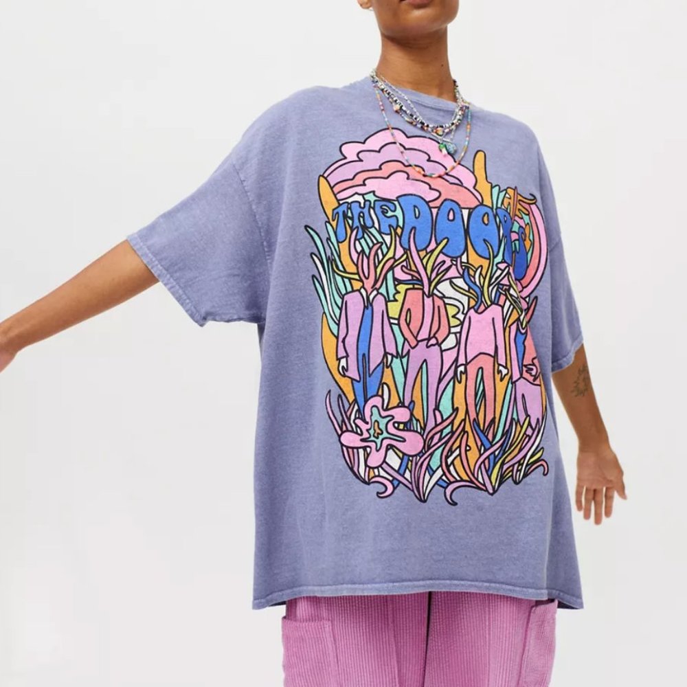 URBAN OUTFITTERS The Doors Oversized T-Shirt S/M